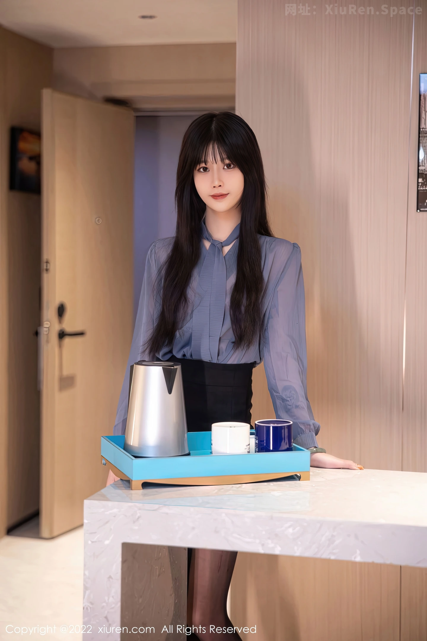 图片[6]-[XiuRen秀人网] VOL.5964 模特77qiqi私房半脱露性感淡红色蕾丝内衣配超薄黑丝魅惑写真88P-秀人网官方网站